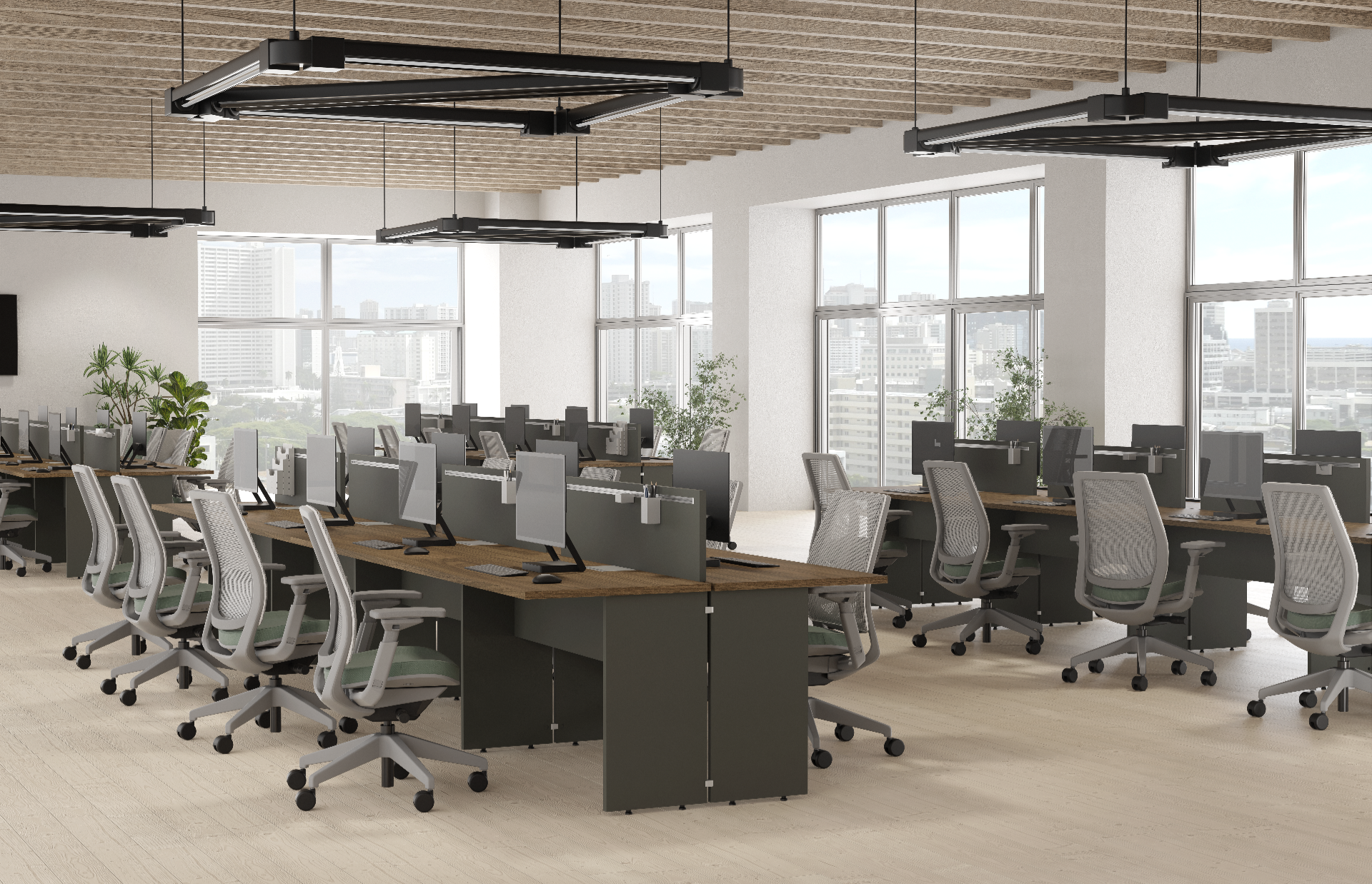 Plataforma pés painel com painel divisor, Prima clean