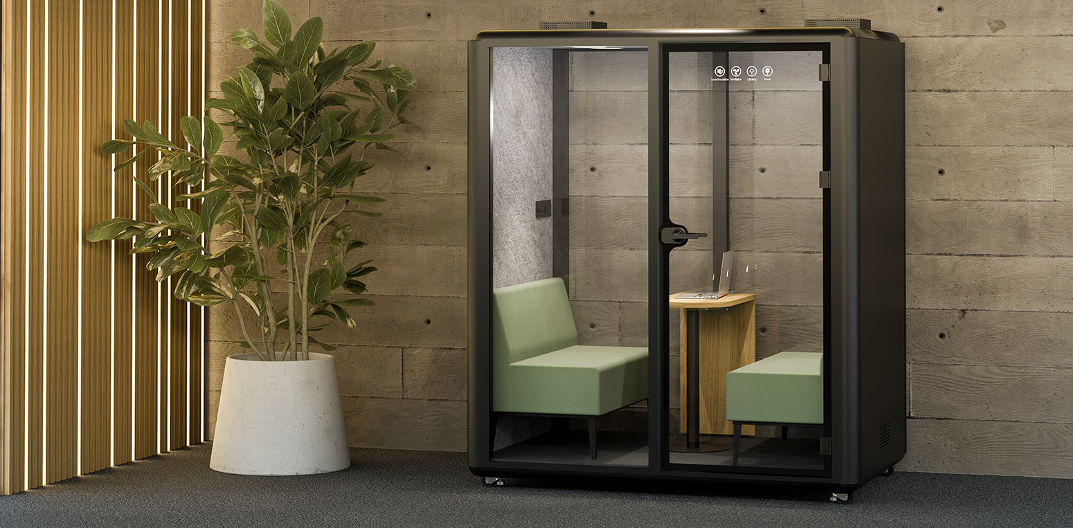 SmartPod para Reuniões e Conversas Privadas

A SmartPod para pequenas reuniões oferece um ambiente reservado e confortável para conversas estratégicas, reuniões individuais, chamadas de vídeo e atividades que exigem privacidade. Seu design compacto permite criar um espaço funcional dentro do escritório, com isolamento acústico e integração ao ambiente corporativo.

Ideal para: pequenas reuniões, videoconferências, conversas privadas e concentração.